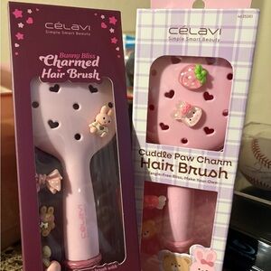 Celavi Charmed Hair Brushes (Set of Two) New